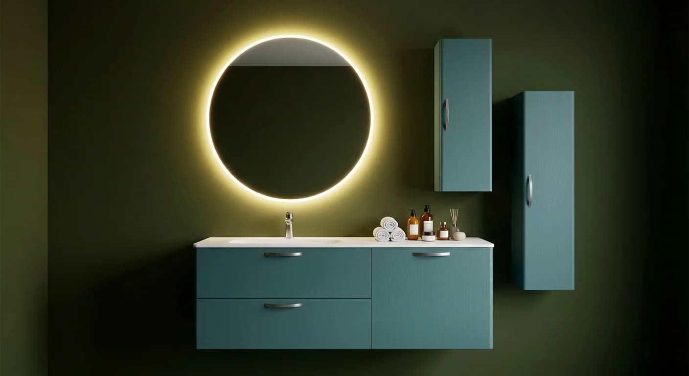 ALUFURN Corner Unit aluminium bathroom vanity India