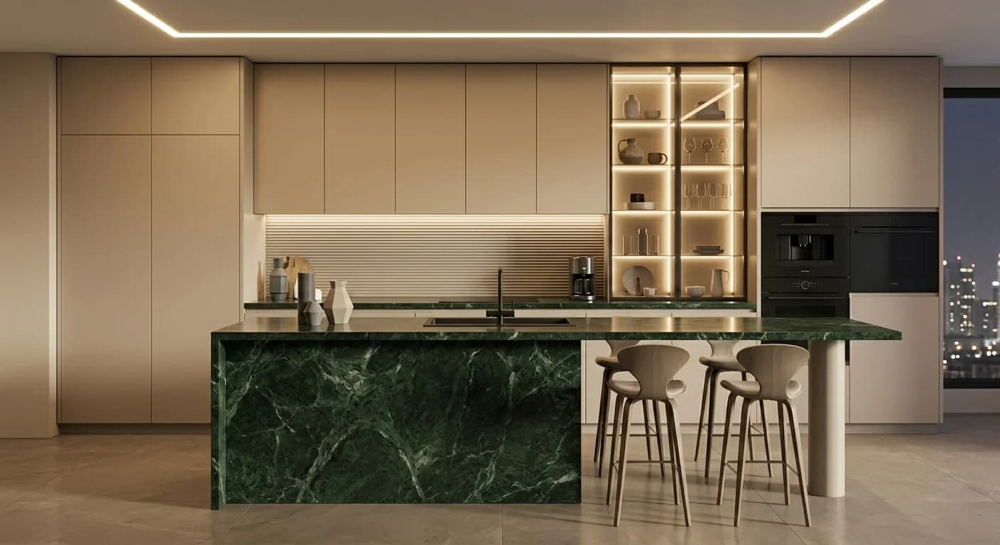 ALUFURN Luxury Bespoke aluminium modular kitchen India